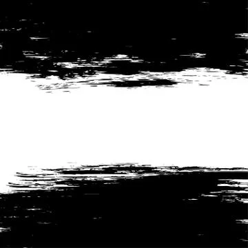 Hand painted vector brush stroke banner. Stock Illustration