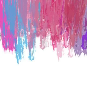 Hand painted vector brush stroke banner. Illustrazione stock