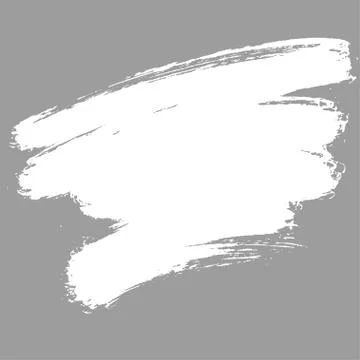 Hand painted vector brush stroke banner. Stock Illustration