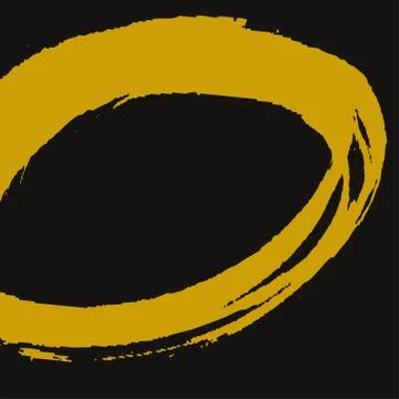 Hand painted vector brush stroke banner. Stock Illustration