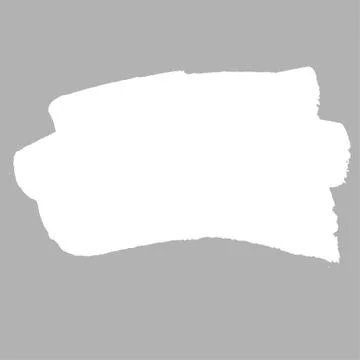 Hand painted vector brush stroke banner. Stock Illustration