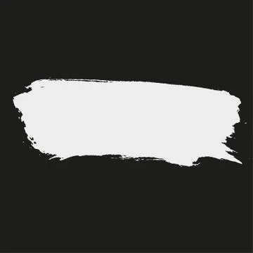 Hand painted vector brush stroke banners. Stock Illustration