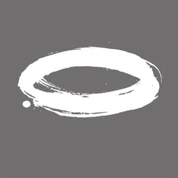 Hand painted vector brush stroke banner. Stock Illustration