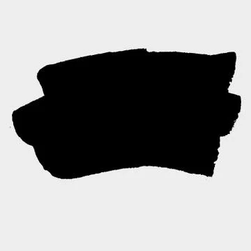 Hand painted vector brush stroke banner. Stock Illustration