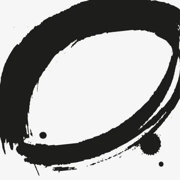 Hand painted vector brush stroke banner. Stock Illustration