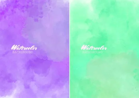 Hand painted watercolor clouds texture. Abstract watercolor background. Illustration