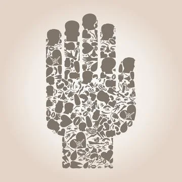 Hand of a part of a body Stock Photos
