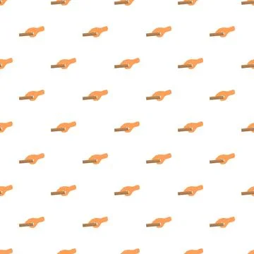 Hand passing baton in a seamless pattern design 스톡 일러스트