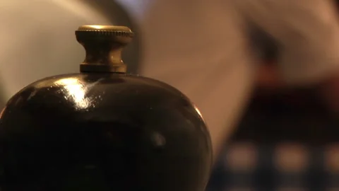 Hand Pepper Grinder Stock Footage 136063660