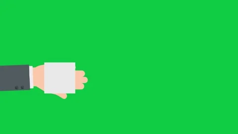 Hand performing a directional gesture to guide attention on green screen. Stock Footage 299045900