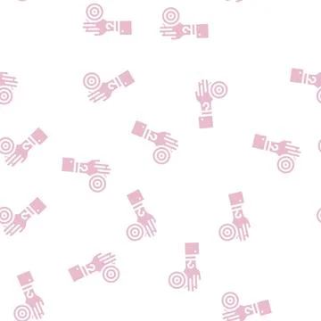 Hand phantom ache glyph vector seamless pattern 스톡 일러스트