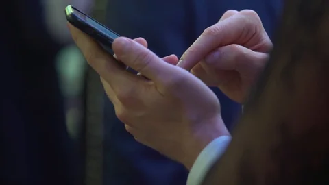 Hand with phone Stock-Footage 107541094
