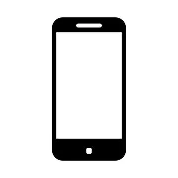 Hand phone icon Ilustração Stock