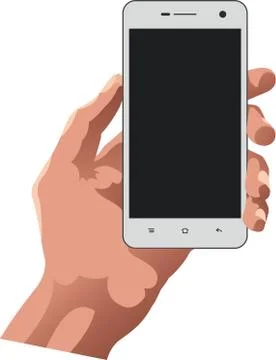 Hand phone Stock Illustration