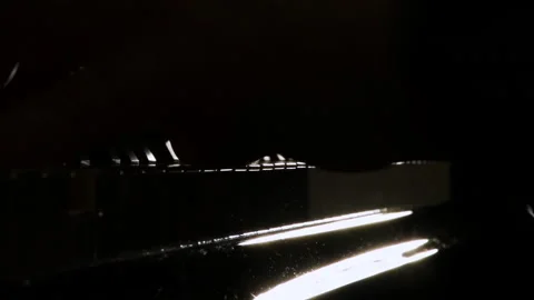 Hand on piano. Backlight. Stock Footage 134576863