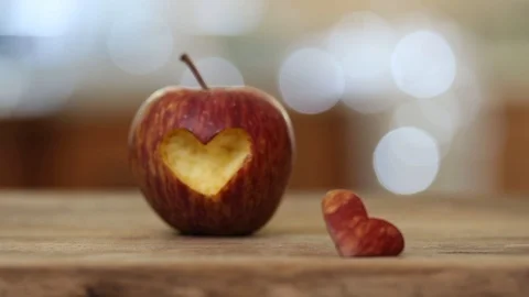 Hand picking up apple 2 Stock Footage 88141764