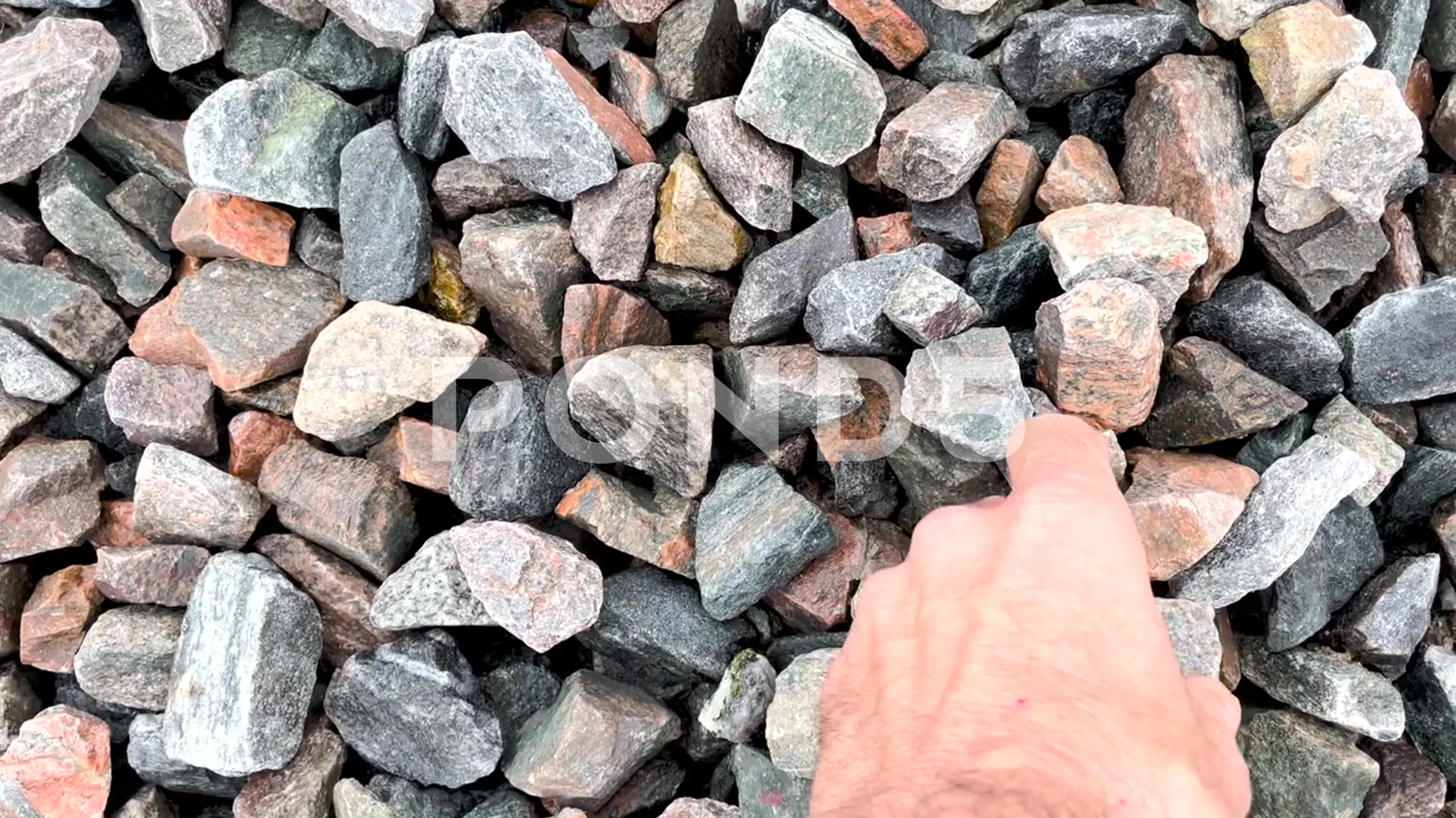 big rocks in a pile