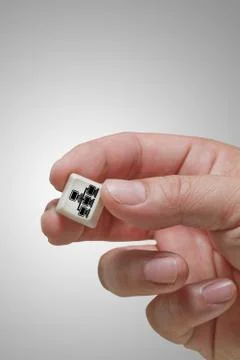 Hand picks pixel 3d cloud network sign Stock Illustration