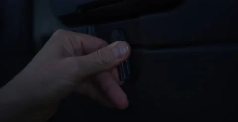 Hand placing airplane tray table up and down Stock Footage 223349193