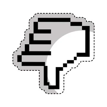 Hand pointer cursor icon 스톡 일러스트