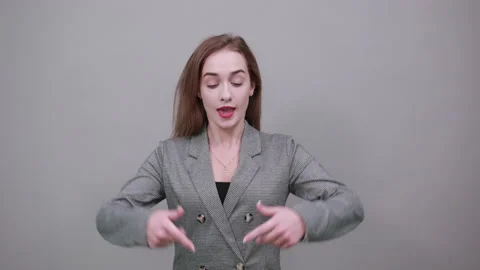 Hand pointer with forefinger pointing down. Index finger to show direction. 스톡 동영상 137133109