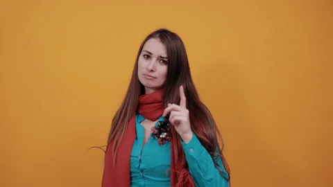 Hand pointer with forefinger pointing forward. Index finger to show direction Stock Footage 132598118