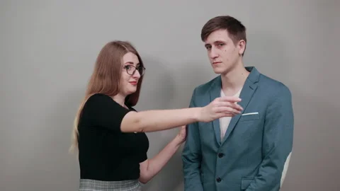 Hand pointer with forefinger pointing forward. Index finger to show direction. 스톡 동영상 132753092