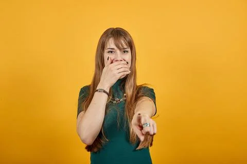 Hand pointer with forefinger pointing forward. Index finger to show direction. Stock Photos