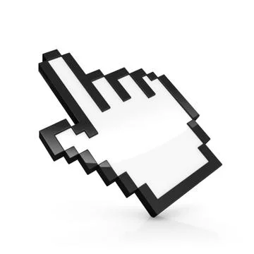 Hand pointer Stock Illustration