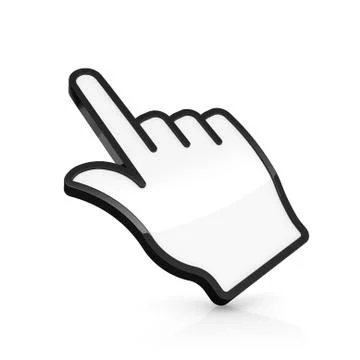 Hand pointer Stock Illustration