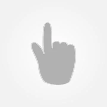 Hand pointer Illustrazione stock