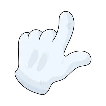 Hand pointer Stock Illustration