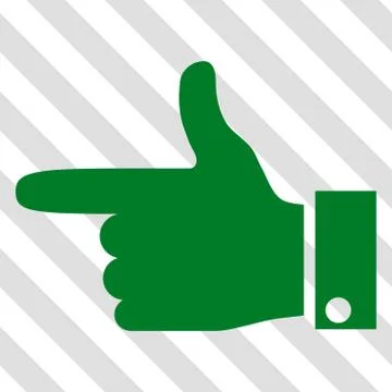 Hand Pointer Left Vector Icon Illustrazione stock