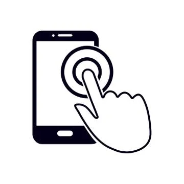 Hand pointer symbol Stock Illustration