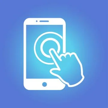 Hand pointer symbol Stock Illustration