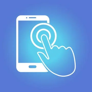 Hand pointer symbol Stock Illustration