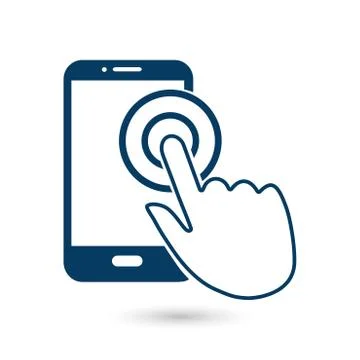 Hand pointer symbol Stock Illustration