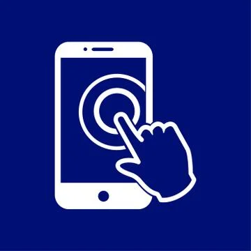 Hand pointer symbol Illustrazione stock