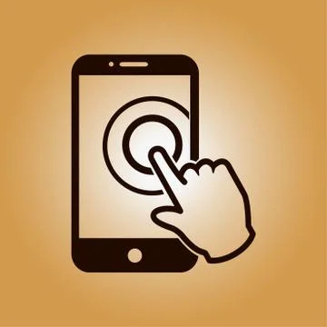 Hand pointer symbol Stock Illustration
