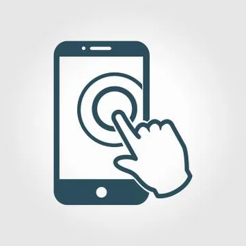 Hand pointer symbol Stock Illustration