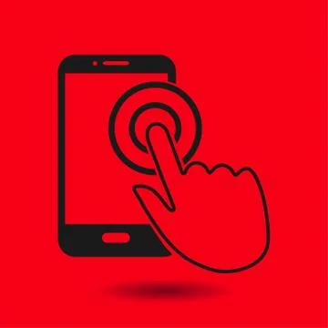Hand pointer symbol Stock Illustration