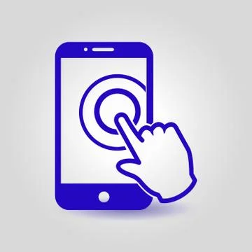 Hand pointer symbol Stock Illustration