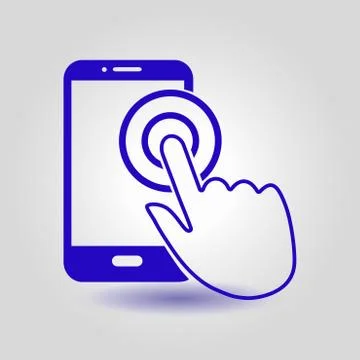 Hand pointer symbol 스톡 일러스트