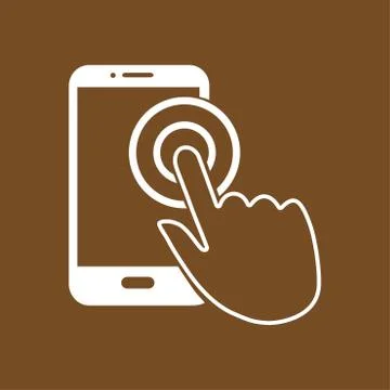 Hand pointer symbol Stock Illustration