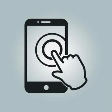 Hand pointer symbol Stock Illustration