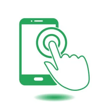 Hand pointer symbol Stock Illustration