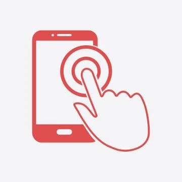 Hand pointer symbol 스톡 일러스트