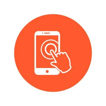 Hand pointer symbol. 스톡 일러스트