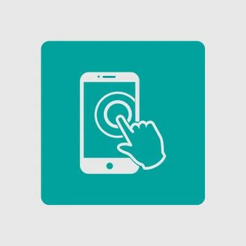 Hand pointer symbol. Stock Illustration