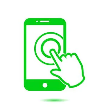 Hand pointer symbol. Stock Illustration